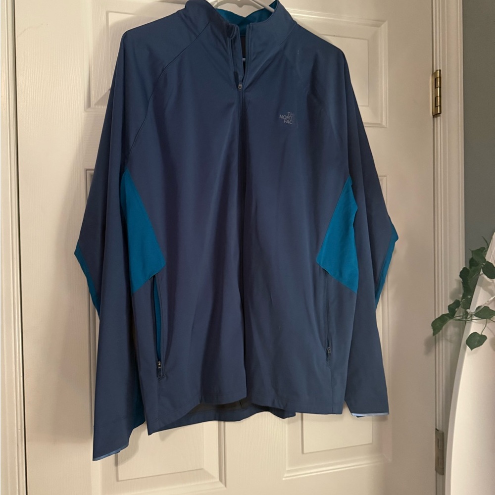 The North Face Navy and Teal Jacket